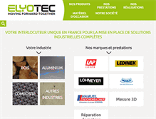 Tablet Screenshot of elyotec.com